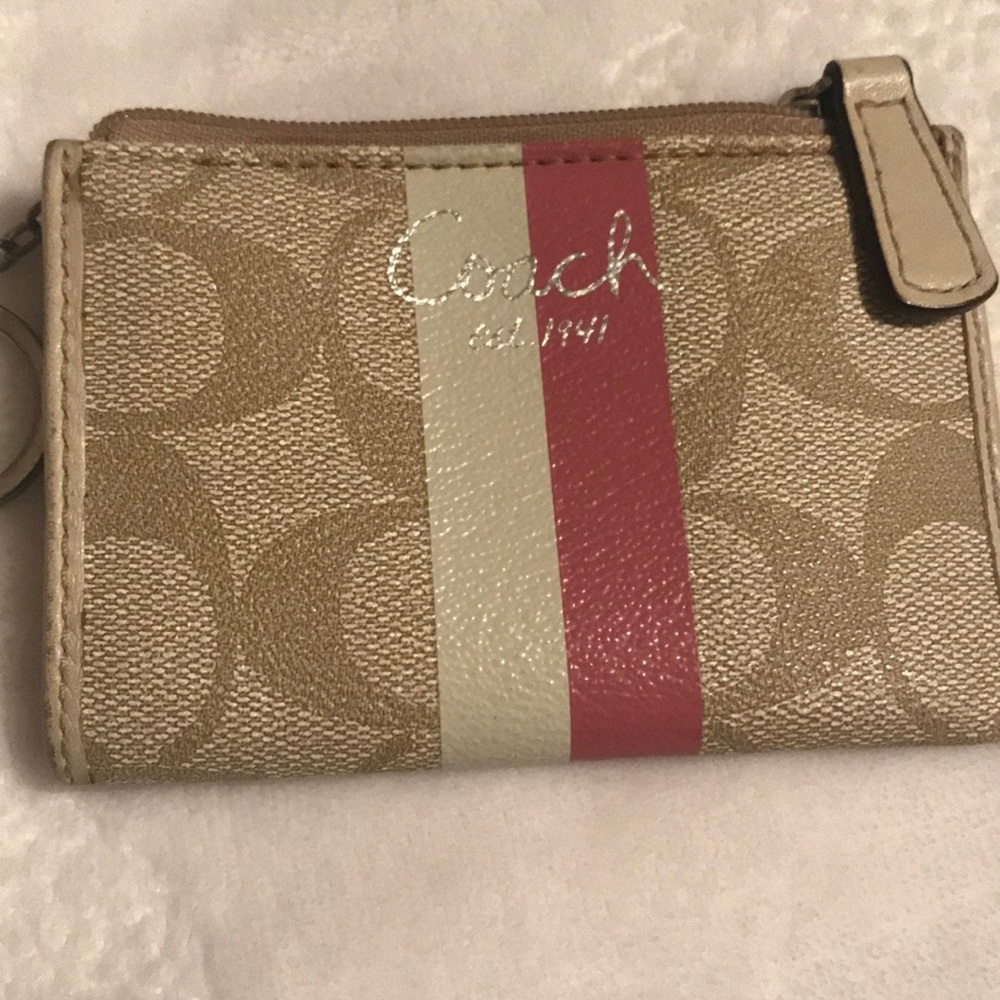 Coach keychain wallet